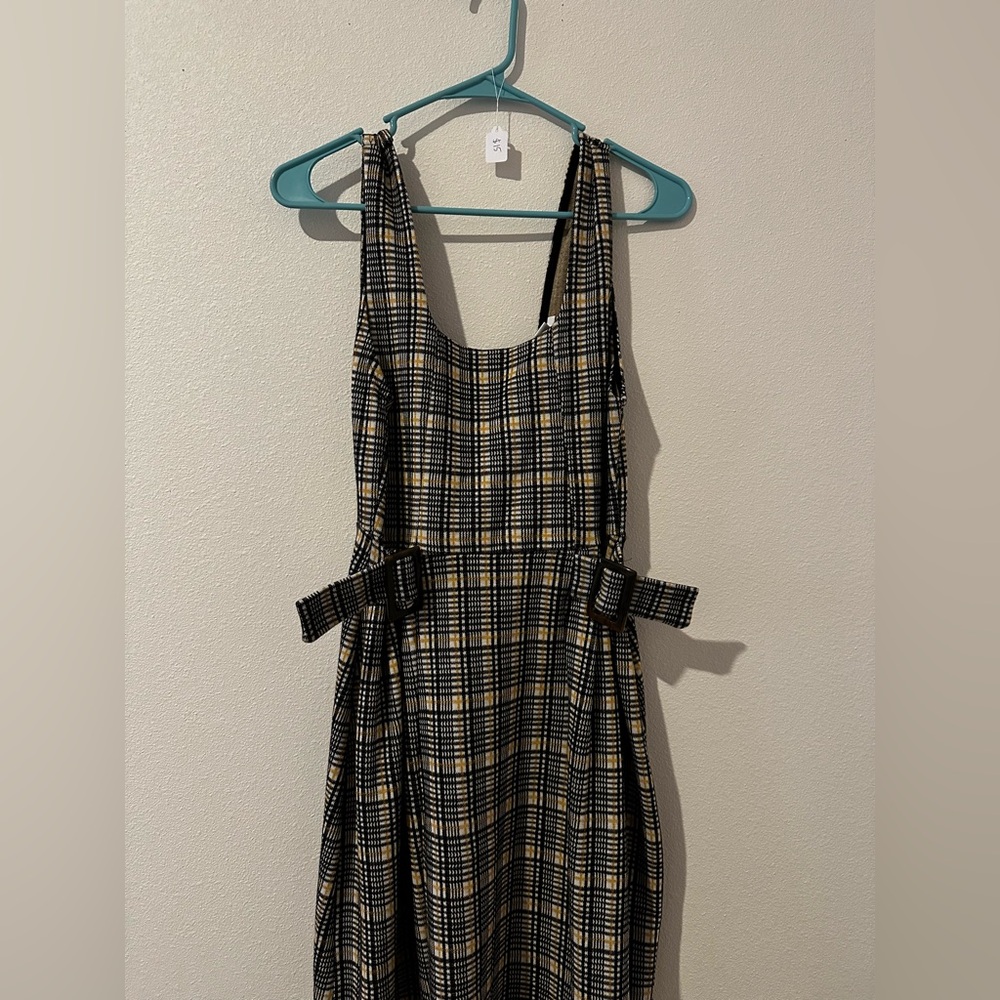 Topshop plaid dress